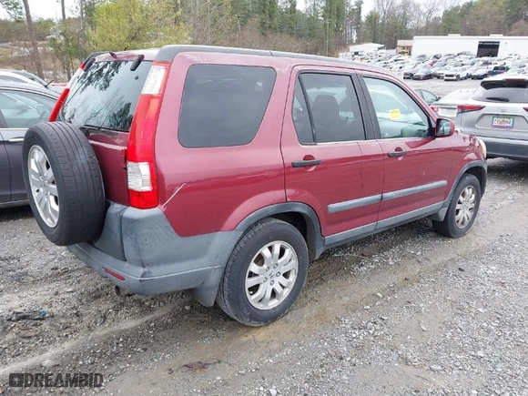 2006 Honda CR-V EX with VIN SHSRD78846U425111, listed as a IAAI auction lot 41874317 with 150,860 mi miles. Bid and sale history available at carsss.com. Image 4.