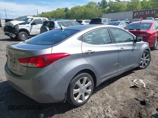 2013 Hyundai Elantra GLS with VIN KMHDH4AE8DU536524, listed as a IAAI auction lot 42213194 with 178,343 mi miles and . Bid and sale history available at DreamBid. Image 4.