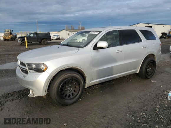 2011 Dodge Durango R/T with VIN 1D4SE6GT1BC742974, listed as a Copart auction lot 85705874 with 142,857 mi miles and Clean title. Bid and sale history available at DreamBid. Image 1.