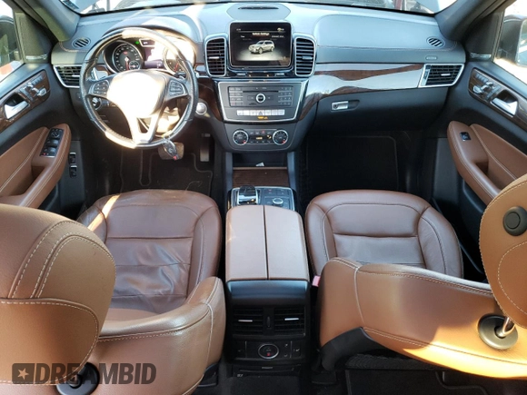 2018 Mercedes-Benz GLS 450 with VIN 4JGDF6EE2JB165363, listed as a Copart auction lot 80603163 with 81,218 mi miles and . Bid and sale history available at DreamBid. Image 8.