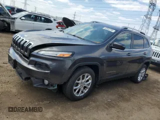2014 Jeep Cherokee Latitude z VIN 1C4PJLCS5EW148272, wystawiony jako Copart lot #52852295 z przebiegiem 99 591 mil mil oraz Szkoda całkowita • Salvage title. Historia ofert i sprzedaży dostępna na DreamBid. Obrazek 1.