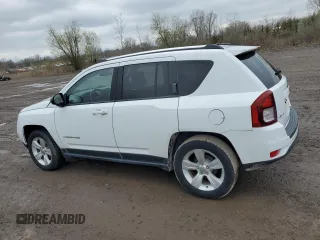 2014 Jeep Compass Sport with VIN 1C4NJDBB9ED641754, listed as a Copart auction lot 52806165 with 76,100 mi miles and Clean Title. Bid and sale history available at carsss.com. Image 2.