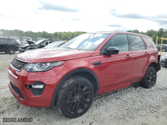 2017 Land Rover Discovery Sport HSE Luxury with VIN SALCT2BG1HH694018, listed as a Copart auction lot 57230264 with 76,615 mi miles and Salvage Title. Bid and sale history available at carsss.com. Image 1.