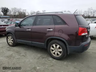 2013 Kia Sorento LX with VIN 5XYKT3A60DG370000, listed as a Copart auction lot 43350675 with 160,857 mi miles and Salvage Title. Bid and sale history available at carsss.com. Image 2.