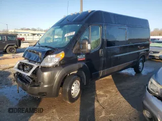 2019 Ram ProMaster Cargo with VIN 3C6TRVDG7KE534296, listed as a Copart auction lot 48676205 with 104,212 mi miles and Salvage Title. Bid and sale history available at DreamBid. Image 1.