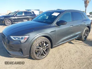 2019 Audi e-tron Prestige with VIN WA1VAAGE6KB016070, listed as a IAAI auction lot 42655490 with 78,384 mi miles and . Bid and sale history available at DreamBid. Image 2.