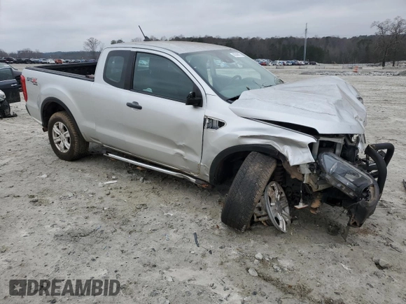 2019 Ford Ranger XL with VIN 1FTER1FH1KLB05050, listed as a Copart auction lot 43399975 with 44,349 mi miles and Salvage Title. Bid and sale history available at DreamBid. Image 4.