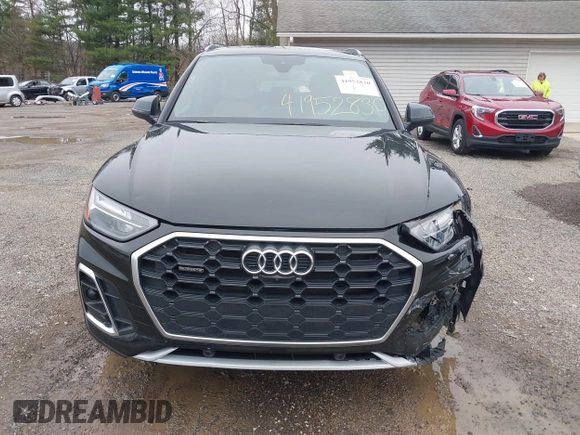 2022 Audi Q5 S line Premium Plus with VIN WA1EAAFY6N2034701, listed as a IAAI auction lot 41952830 with 26,077 mi miles and . Bid and sale history available at DreamBid. Image 11.