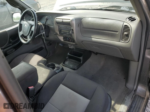 2005 Ford Ranger XLT with VIN 1FTZR44U45PA81939, listed as a Copart auction lot 54955595 with 179,809 mi miles and Salvage title. Bid and sale history available at DreamBid. Image 8.