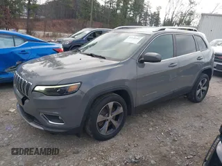 2020 Jeep Cherokee Limited with VIN 1C4PJLDBXLD502858, listed as a IAAI auction lot 41148184 with 73,509 mi miles. Bid and sale history available at carsss.com. Image 17.