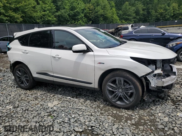 2023 Acura RDX w/A-Spec Package with VIN 5J8TC1H67PL007072, listed as a Copart auction lot 58448564 with Not provided miles and Salvage title. Bid and sale history available at DreamBid. Image 4.