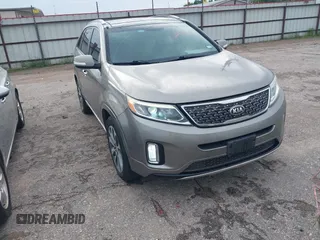 2014 Kia Sorento SX Limited with VIN 5XYKW4A73EG503792, listed as a IAAI auction lot 42684390 with 129,021 mi miles and . Bid and sale history available at DreamBid. Image 1.
