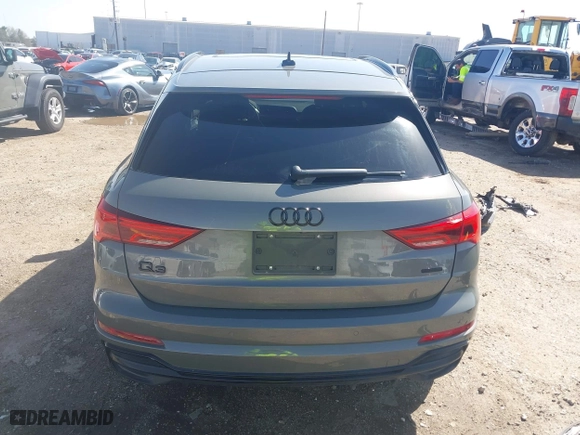 2020 Audi Q3 S line Premium Plus with VIN WA1EECF38L1089559, listed as a IAAI auction lot 41715264 with 74,192 mi miles. Bid and sale history available at carsss.com. Image 16.