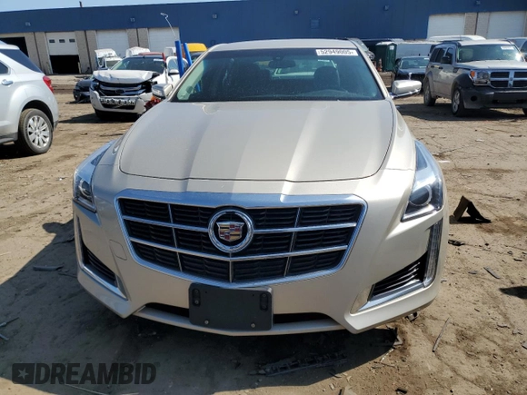 2014 Cadillac CTS Sedan RWD with VIN 1G6AP5SX9E0128240, listed as a Copart auction lot 52949005 with 56,018 mi miles and Clean Title. Bid and sale history available at carsss.com. Image 5.