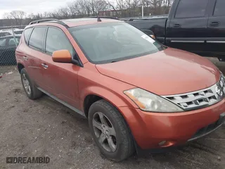2005 Nissan Murano SL with VIN JN8AZ08W55W422938, listed as a IAAI auction lot 41760853 with 206,581 mi miles. Bid and sale history available at carsss.com. Image 1.