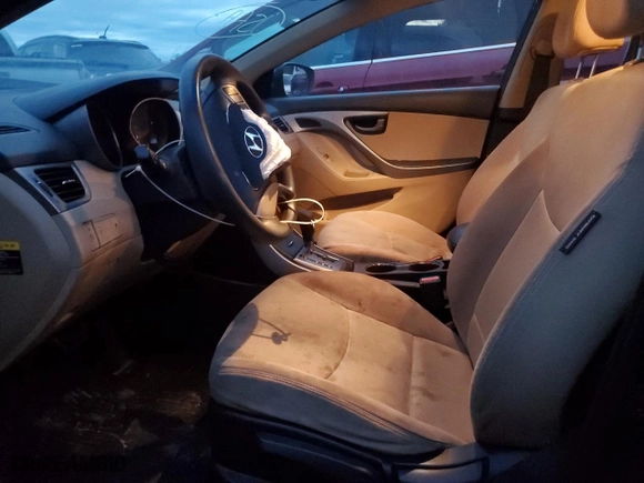 2013 Hyundai Elantra GLS PZEV with VIN KMHDH4AE1DU718243, listed as a Copart auction lot 44591405 with 213,850 mi miles and Clean Title. Bid and sale history available at carsss.com. Image 7.