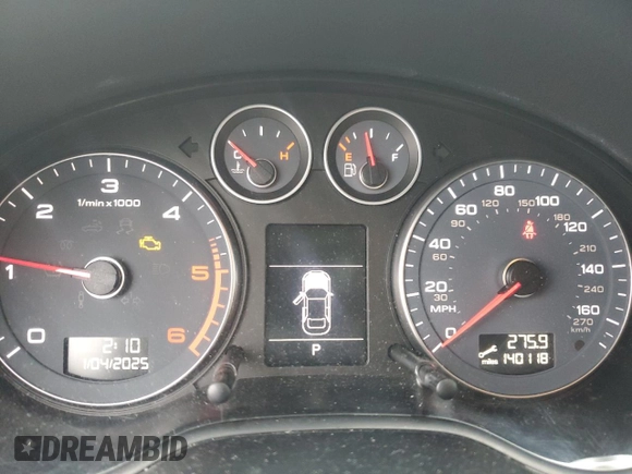 2012 Audi A3 Premium Plus z VIN WAUKJAFMXCA094650, wystawiony jako Copart lot #41624185 z przebiegiem 140 118 mil mil oraz Szkoda całkowita • Salvage title. Historia ofert i sprzedaży dostępna na DreamBid. Obrazek 9.