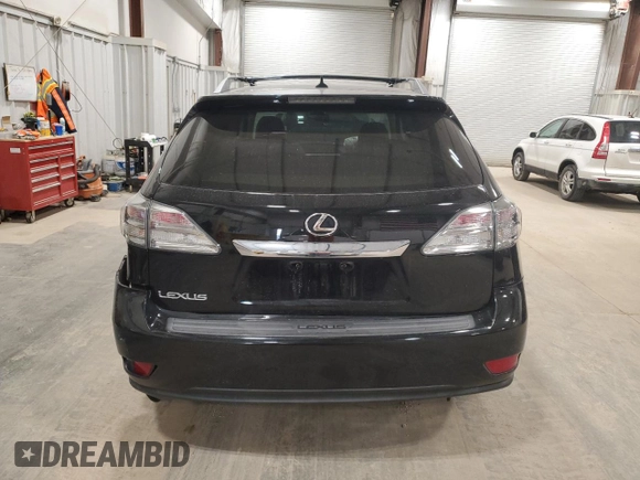 2010 Lexus RX 350 with VIN 2T2BK1BA5AC053780, listed as a Copart auction lot 52973215 with 0 mi miles and Non Repairable. Bid and sale history available at carsss.com. Image 6.