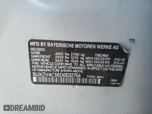 2016 BMW X5 M z VIN 5YMKT6C52G0R79404, wystawiony jako Copart lot #54587105 z przebiegiem 89 465 mil mil oraz Szkoda całkowita • Salvage title. Historia ofert i sprzedaży dostępna na DreamBid. Obrazek 13.