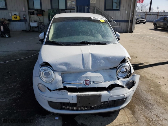 2017 FIAT 500 Pop with VIN 3C3CFFKR9HT700015, listed as a Copart auction lot 46693895 with 89,875 mi miles and Salvage Title. Bid and sale history available at carsss.com. Image 5.