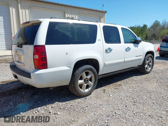 2008 Chevrolet Suburban LTZ with VIN 3GNFC16J08G157677, listed as a IAAI auction lot 41810860 with 267,526 mi miles and . Bid and sale history available at DreamBid. Image 4.