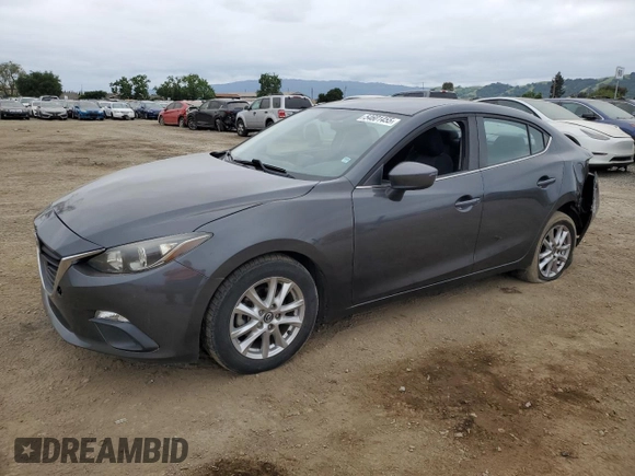 2016 Mazda 3 i Sport with VIN JM1BM1U74G1285879, listed as a Copart auction lot 54601455 with 67,136 mi miles and Salvage Title. Bid and sale history available at DreamBid. Image 1.