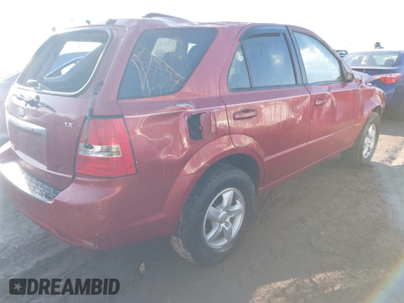 2008 Kia Sorento LX with VIN KNDJD735X85797316, listed as a IAAI auction lot 41656415 with 151,587 mi miles and . Bid and sale history available at DreamBid. Image 4.