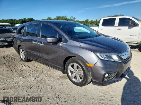 2018 Honda Odyssey EX with VIN 5FNRL6H51JB093079, listed as a Copart auction lot 64400315 with 117,619 mi miles and Non repairable. Bid and sale history available at DreamBid. Image 4.