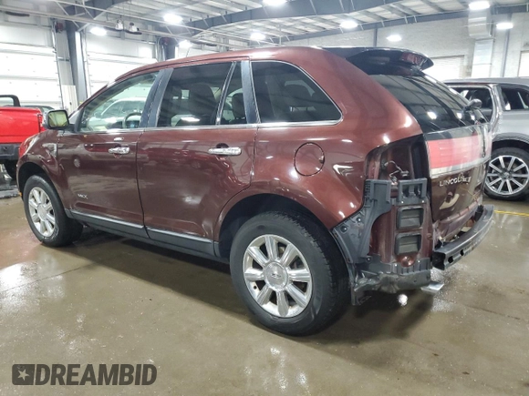 2009 Lincoln MKX with VIN 2LMDU88C49BJ06952, listed as a Copart auction lot 49850315 with 96,240 mi miles and Salvage Title. Bid and sale history available at DreamBid. Image 2.