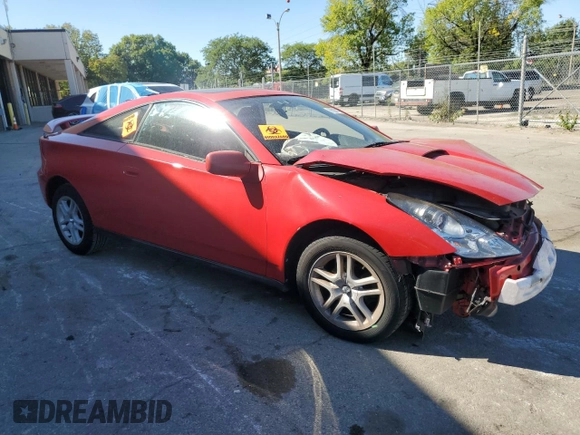 2000 Toyota Celica GT with VIN JTDDR32T8Y0002624, listed as a Copart auction lot 66269173 with 145,950 mi miles and Salvage Title. Bid and sale history available at carsss.com. Image 4.