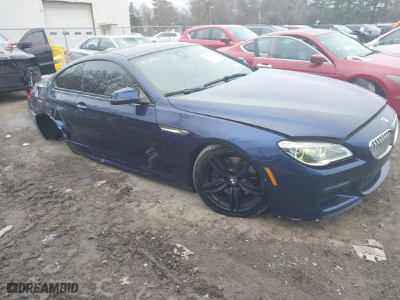 2016 BMW 6 Series 650i xDrive with VIN WBA6H7C5XGGA05033, listed as a IAAI auction lot 41723869 with 132,227 mi miles. Bid and sale history available at carsss.com. Image 1.