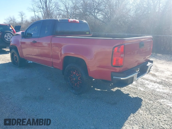 2018 Chevrolet Colorado 2WD Work Truck with VIN 1GCHSBEN6J1138361, listed as a IAAI auction lot 41588108 with 58,917 mi miles. Bid and sale history available at carsss.com. Image 3.