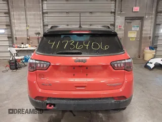 2020 Jeep Compass Trailhawk with VIN 3C4NJDDB9LT122174, listed as a IAAI auction lot 41736406 with 74,807 mi miles and . Bid and sale history available at carsss.com. Image 16.