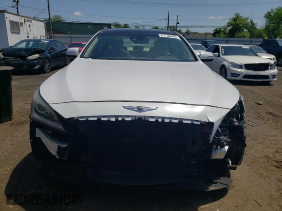 2018 Genesis G80 3.8L z VIN KMHGN4JE5JU268761, wystawiony jako Copart lot #61796625 z przebiegiem 46 868 mil mil oraz Szkoda całkowita • Salvage title. Historia ofert i sprzedaży dostępna na DreamBid. Obrazek 5.
