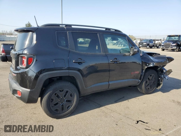 2018 Jeep Renegade Trailhawk with VIN ZACCJBCB8JPH42239, listed as a Copart auction lot 53448085 with 21,221 mi miles and Salvage Title. Bid and sale history available at carsss.com. Image 3.