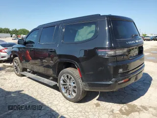 2024 Jeep Grand Wagoneer Series II Obsidian with VIN 1C4SJVFP5RS192539, listed as a Copart auction lot 62644495 with 7,780 mi miles and Salvage title. Bid and sale history available at DreamBid. Image 2.