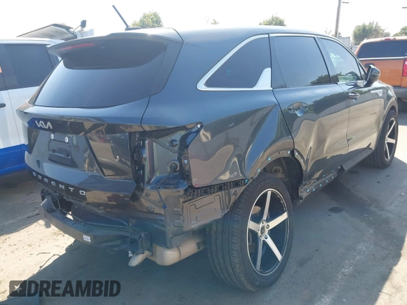 2022 Kia Sorento LX with VIN 5XYRG4LC8NG115947, listed as a IAAI auction lot 42459508 with 49,592 mi miles and . Bid and sale history available at DreamBid. Image 6.