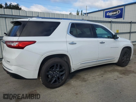 2020 Chevrolet Traverse Premier with VIN 1GNEVKKW8LJ132479, listed as a Copart auction lot 80720514 with 90,123 mi miles and Salvage Title. Bid and sale history available at carsss.com. Image 3.
