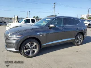 2022 Genesis GV80 z VIN KMUHCESC7NU076679, wystawiony jako Copart lot #57894835 z przebiegiem 49 882 mil mil oraz Szkody całkowita. Historia ofert i sprzedaży dostępna na DreamBid. Obrazek 1.