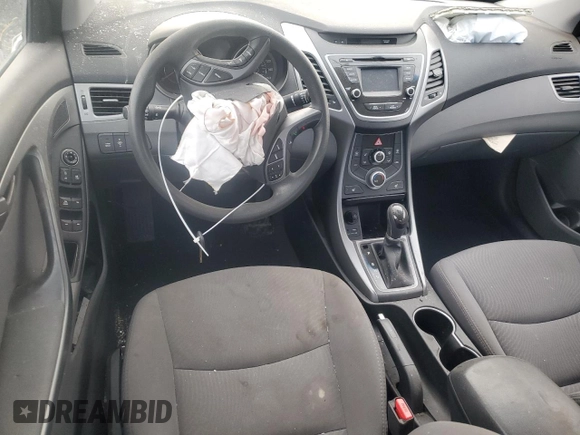 2014 Hyundai Elantra SE with VIN 5NPDH4AE1EH520102, listed as a Copart auction lot 48195955 with 112,124 mi miles and Salvage Title. Bid and sale history available at DreamBid. Image 8.