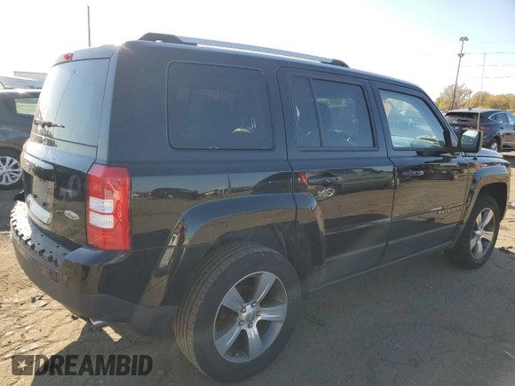 2017 Jeep Patriot High Altitude with VIN 1C4NJRFB6HD196157, listed as a Copart auction lot 76880364 with 109,483 mi miles and Clean title. Bid and sale history available at DreamBid. Image 3.