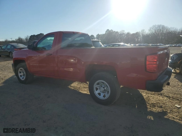 2015 Chevrolet Silverado 1500 Work Truck with VIN 1GCNCPEC2FZ387955, listed as a Copart auction lot 46046955 with 52,601 mi miles and Clean Title. Bid and sale history available at carsss.com. Image 2.