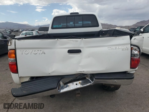 2002 Toyota Tacoma with VIN 5TEWM72NX2Z087098, listed as a Copart auction lot 63470295 with 193,784 mi miles and Salvage title. Bid and sale history available at DreamBid. Image 6.