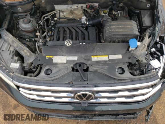 2021 Volkswagen Atlas SEL Premium R-Line with VIN 1V2FR2CA5MC602492, listed as a Copart auction lot 80429244 with 61,384 mi miles and Salvage title. Bid and sale history available at DreamBid. Image 12.