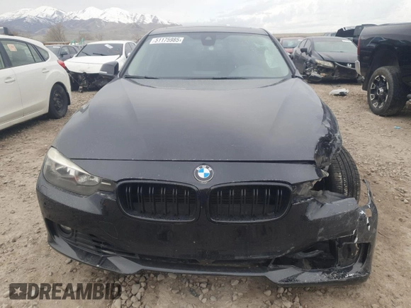 2015 BMW 3 Series 328i xDrive with VIN WBA3B3G58FNT68543, listed as a Copart auction lot 55594725 with 86,909 mi miles and Salvage title. Bid and sale history available at DreamBid. Image 5.