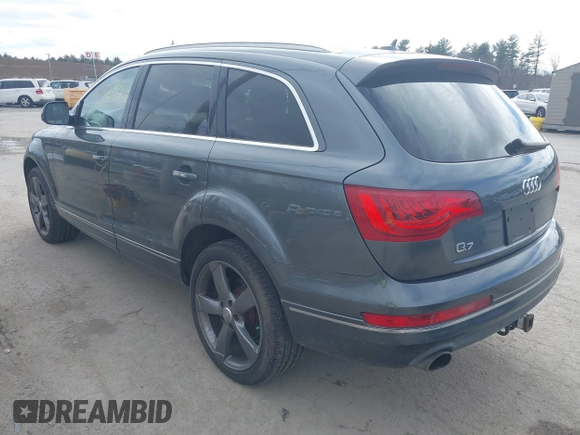 2013 Audi Q7 3.0T Premium Plus with VIN WA1LGAFE8DD014173, listed as a IAAI auction lot 41855929 with 156,617 mi miles. Bid and sale history available at carsss.com. Image 3.