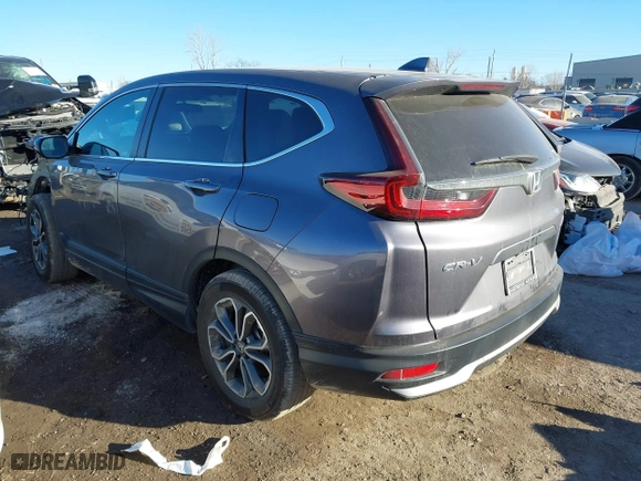 2022 Honda CR-V EX with VIN 7FARW2H54NE047966, listed as a IAAI auction lot 41674907 with 49,521 mi miles. Bid and sale history available at carsss.com. Image 3.