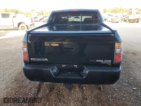 2008 Honda Ridgeline RTS with VIN 2HJYK16498H531231, listed as a Copart auction lot 75092454 with 121,248 mi miles and Salvage Title. Bid and sale history available at carsss.com. Image 6.
