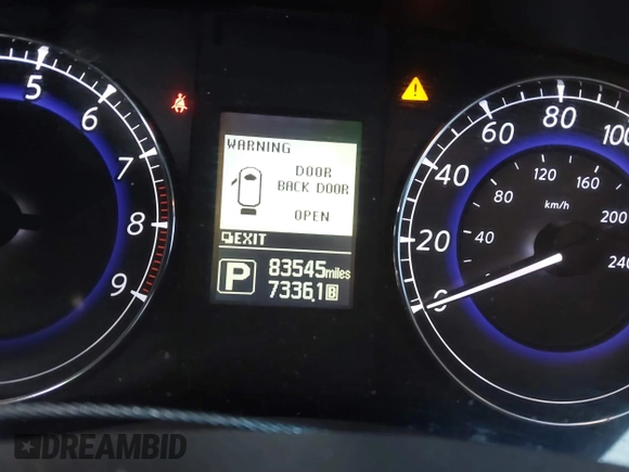 2017 Infiniti QX50 with VIN JN1BJ0RP1HM383332, listed as a IAAI auction lot 41837779 with 83,545 mi miles. Bid and sale history available at carsss.com. Image 7.