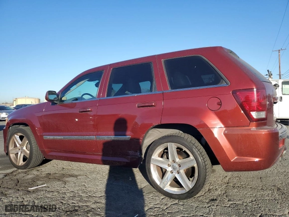 2007 Jeep Grand Cherokee SRT-8 with VIN 1J8HR78337C662589, listed as a Copart auction lot 81880564 with 257,953 mi miles and Salvage Title. Bid and sale history available at carsss.com. Image 2.